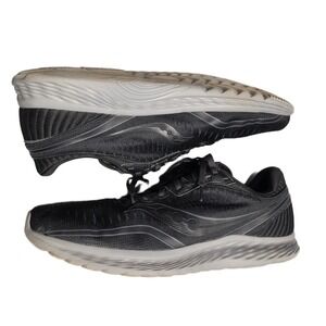 Saucony Kinvara 11 Running Shoes Mens Size 13 Black Round Toe Lace Up S20551-35